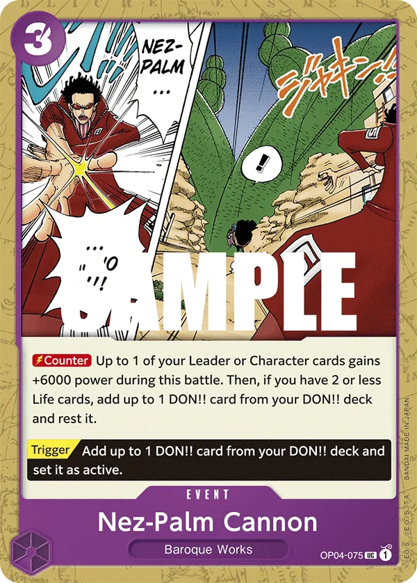 Nez-Palm Cannon - ONE PIECE CARD GAME - MoxLand