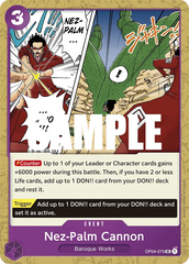 Nez-Palm Cannon - ONE PIECE CARD GAME - MoxLand