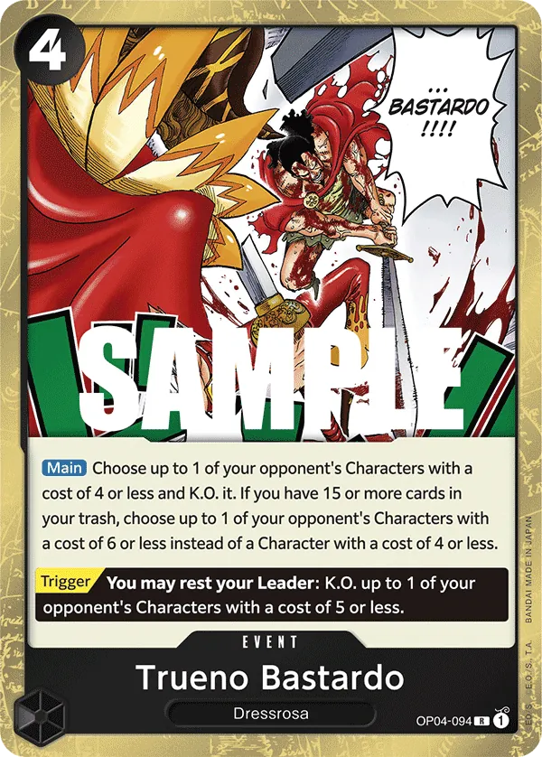 Trueno Bastardo - ONE PIECE CARD GAME - MoxLand