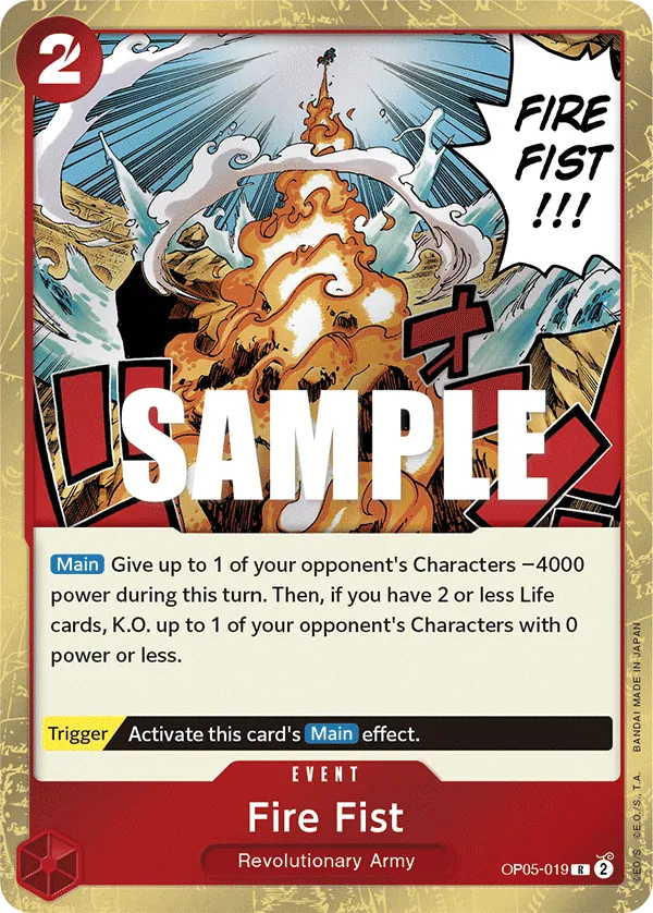 Fire Fist - ONE PIECE CARD GAME - MoxLand