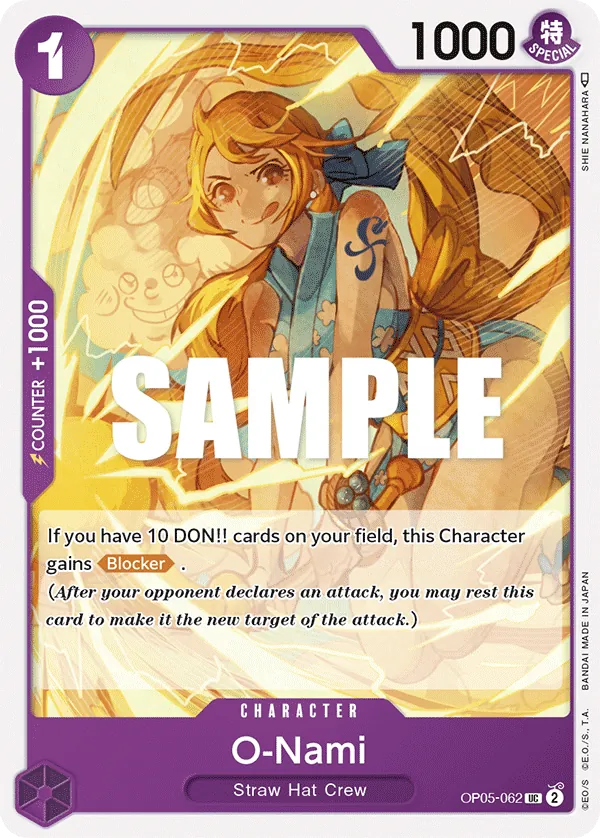 O-Nami - ONE PIECE CARD GAME - MoxLand