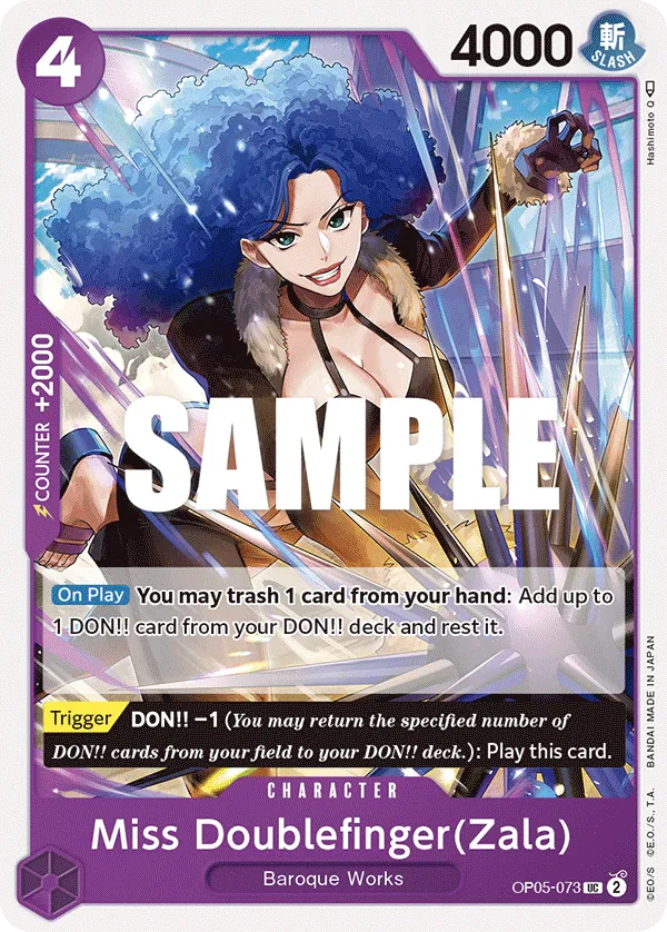 Miss Doublefinger(Zala) - ONE PIECE CARD GAME - MoxLand