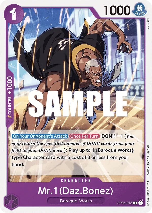 Mr. 1 (Daz.Bonez) - ONE PIECE CARD GAME - MoxLand