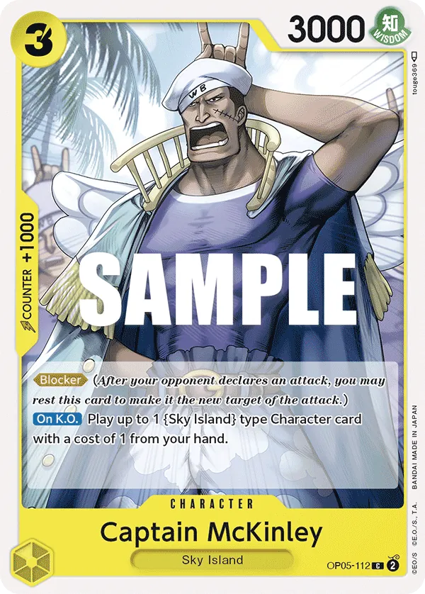 Captain McKinley - ONE PIECE CARD GAME - MoxLand