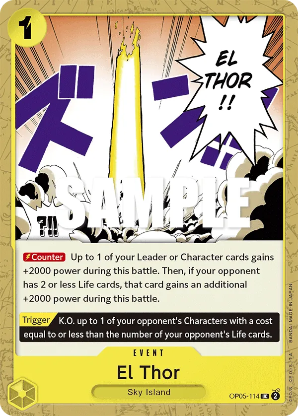 El Thor - ONE PIECE CARD GAME - MoxLand