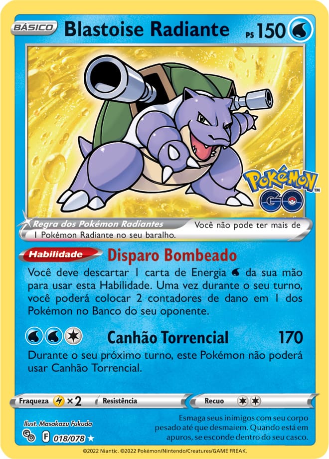 Blastoise Radiante - Pokémon TCG - MoxLand