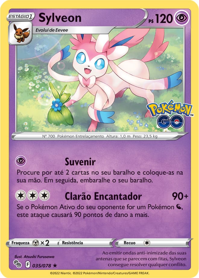 EVOLUÍ MEU EEVEE PARA UM SYLVEON! ELE É PERFEITO