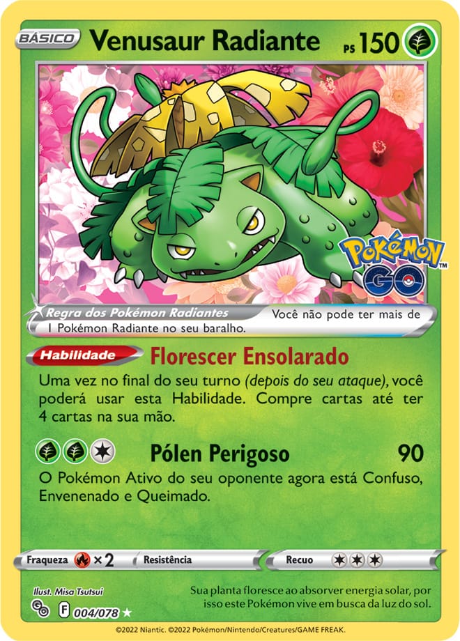 Venusaur Radiante - Pokémon TCG - MoxLand