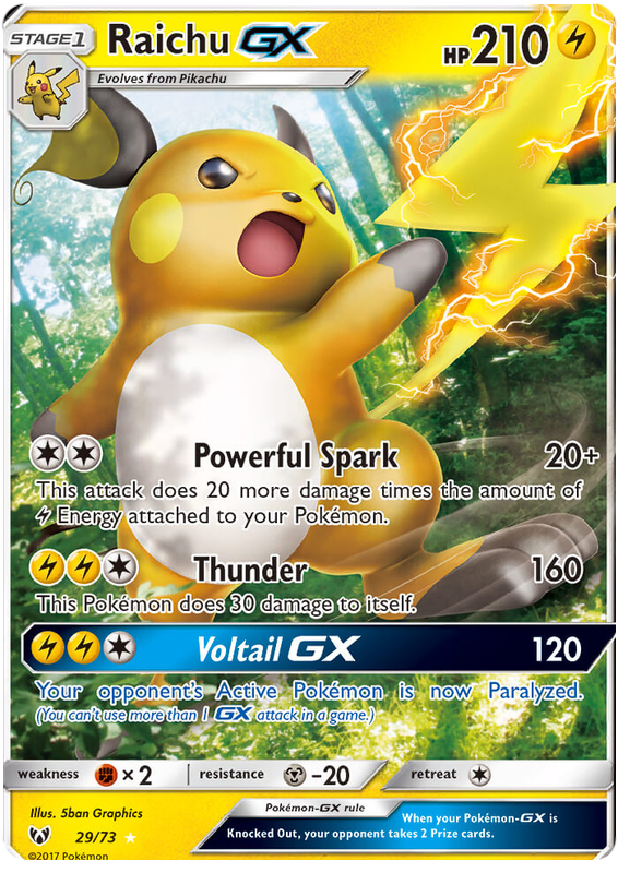 Raichu GX - Pokémon TCG - MoxLand