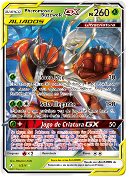 Pheromosa e Buzzwole GX - Pokémon TCG - MoxLand