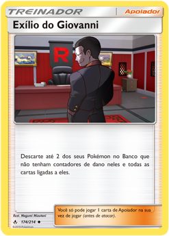 Exílio do Giovanni - Pokémon TCG - MoxLand