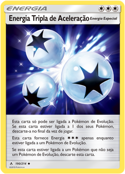 Energia Tripla de Aceleração - Pokémon TCG - MoxLand