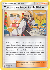 Concurso de Pergunats do Blaine - Pokémon TCG - MoxLand