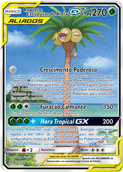 Rowlet e Exeggutor de Alola GX - Pokémon TCG - MoxLand