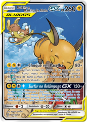 Raichu e Raichu de Alola GX - Pokémon TCG - MoxLand