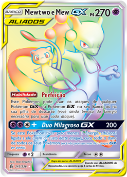 Mewtwo e Mew GX - Pokémon TCG - MoxLand