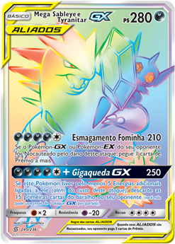 Mega Sableye e Tyranitar GX - Pokémon TCG - MoxLand