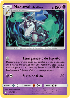 Marowak de Alola - Pokémon TCG - MoxLand