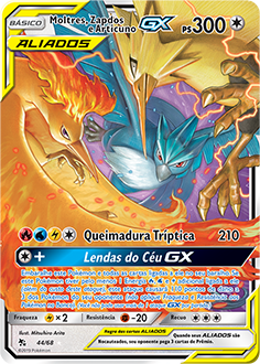 Moltres, Zapdos e Articuno GX - Pokémon TCG - MoxLand