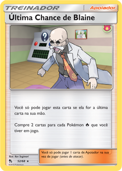 Última Chance de Blaine - Pokémon TCG - MoxLand