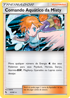 Comando Aquático da Misty - Pokémon TCG - MoxLand