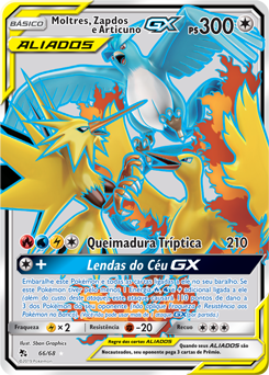 Moltres e Zapdos e Articuno GX - Pokémon TCG - MoxLand