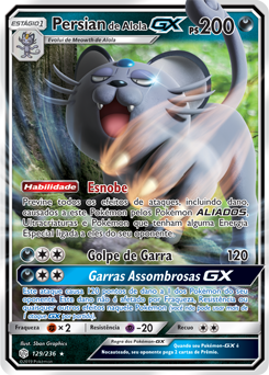 Persian de Alola GX - Pokémon TCG - MoxLand