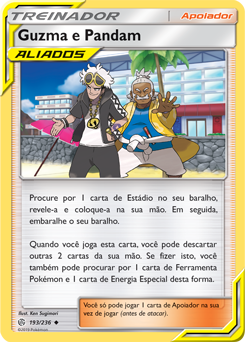 Guzma e Pandam - Pokémon TCG - MoxLand