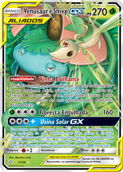 Venusaur e Snivy GX - Pokémon TCG - MoxLand