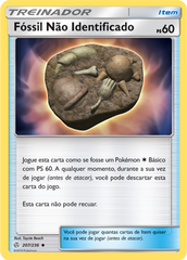 Fóssil Não Identificado - Pokémon TCG - MoxLand