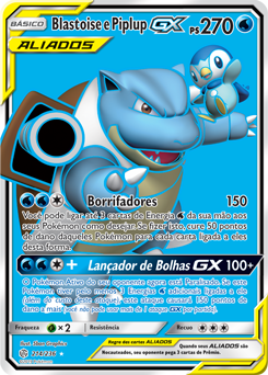 Blastoise e Piplup GX - Pokémon TCG - MoxLand