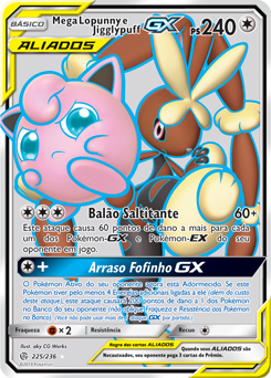 Mega Lopunny e Jigglypuff GX - Pokémon TCG - MoxLand