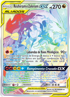 Reshiram e Zekrom GX - Pokémon TCG - MoxLand