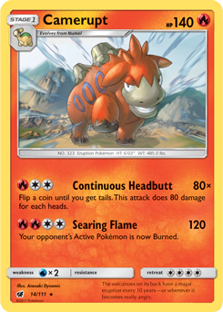 Camerupt - Pokémon TCG - MoxLand