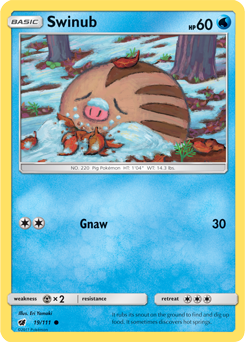 Swinub - Pokémon TCG - MoxLand