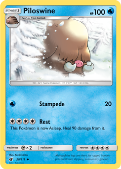 Piloswine - Pokémon TCG - MoxLand