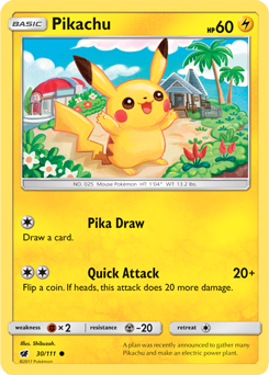 Pikachu - Pokémon TCG - MoxLand