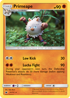 Primeape - Pokémon TCG - MoxLand