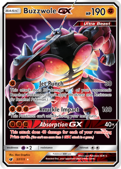 Buzzwole GX - Pokémon TCG - MoxLand