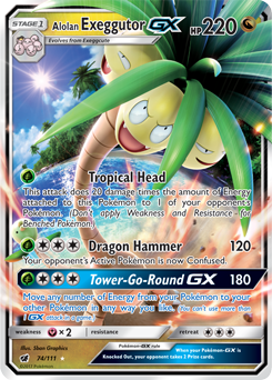 Exeggutor de Alola GX - Pokémon TCG - MoxLand