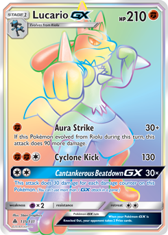 Lucario GX - Pokémon TCG - MoxLand