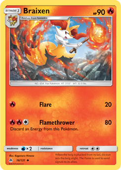 Braixen - Pokémon TCG - MoxLand