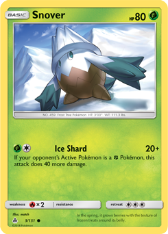 Snover - Pokémon TCG - MoxLand