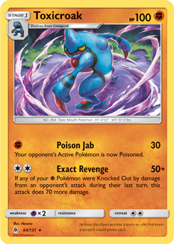 Toxicroak - Pokémon TCG - MoxLand