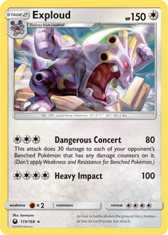 Exploud - Pokémon TCG - MoxLand