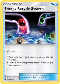 Sistema de Reciclagem de Energias - Pokémon TCG - MoxLand