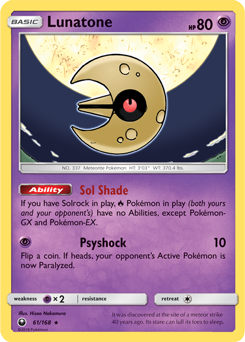 Lunatone - Pokémon TCG - MoxLand