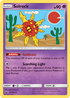 Solrock - Pokémon TCG - MoxLand