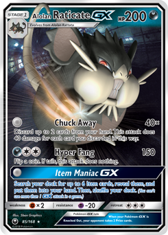 Raticate de Alola GX - Pokémon TCG - MoxLand