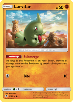 Larvitar - Pokémon TCG - MoxLand